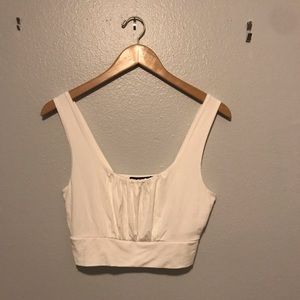 Forever 21 White Crop Top